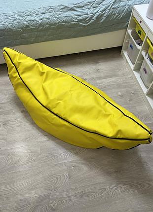 Крісло мішок банан жовтого кольору