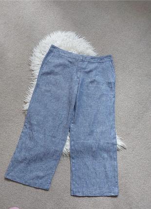 Жіночі штани з домішком льону