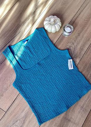 Майка стрейч бірюзова🌊