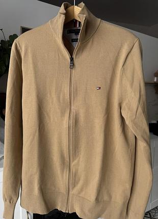 Чоловічий кардиган на блискавці tommy hilfiger