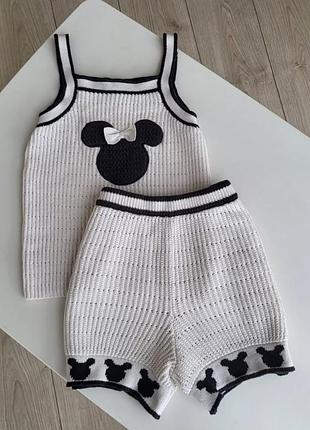 Літній в'язаний костюм