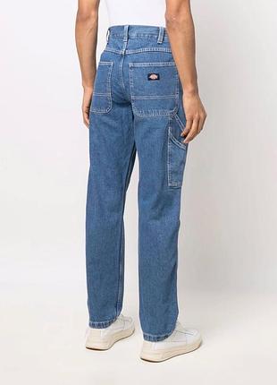 Dickies mens blue carpenter jeans workwear denim utility relaxed fit оригінальні, чоловічі джинси від культового, американського бренду