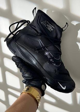 Мужские кроссовки зимние nike acg air terra antarktik fur black