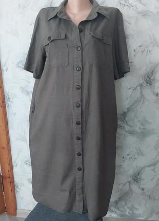 Сукня сорочка льон