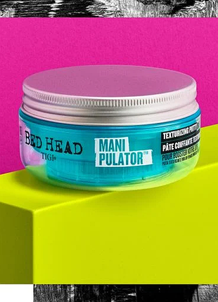 Текстурирующая паста для волос tigi bed head manipulator 30 г — сильная фиксация и объем