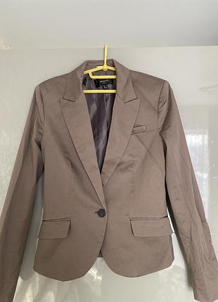 Піджак жакет колір мокко