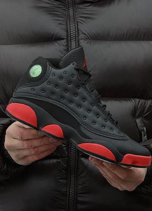 Air jordan retro 13 black red