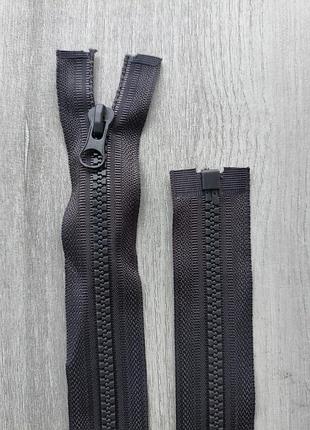 Блискавка тракторна пластик 50 см сіра