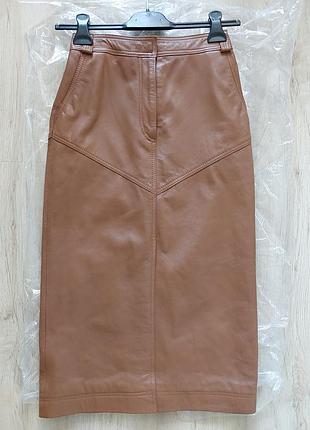 Юбка кожаная, 100%