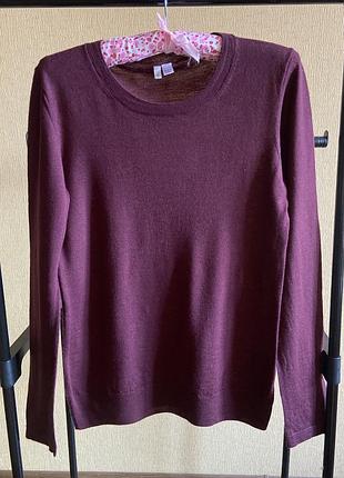 Жіночий базовий джемпер з тоненької вовни