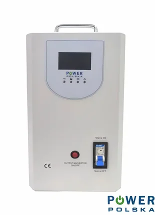 Источник бесперебойного питания power polska, 2000ва, 1600вт, 24в ups hb2024