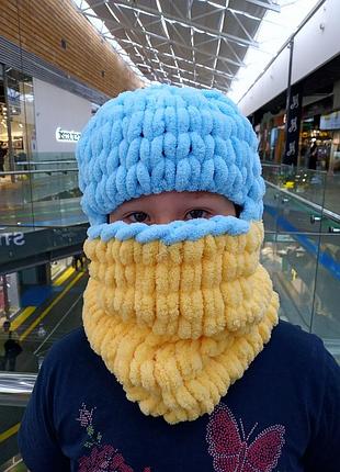 Шапка-балаклава патриотическая без ушек