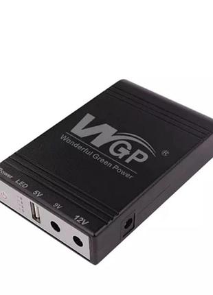 Безперебійник для роутеру mini ups wgp,powerbank на 10400 mah,виходи usb,dc,9v,12v