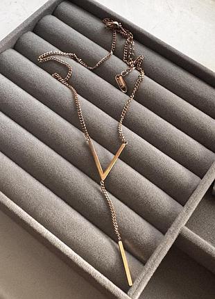 Підвіска з медичної гіпоалергенної сталі з покриттям 24к