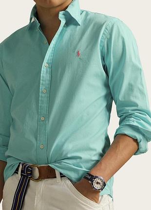 Рубашка polo ralph lauren оригінал м мятна чоловіча