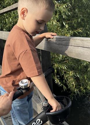 Коричнева оверсайз футболка next