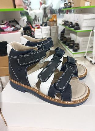 💛детские ортопедические босоножки, натуральная кожа, размер 30