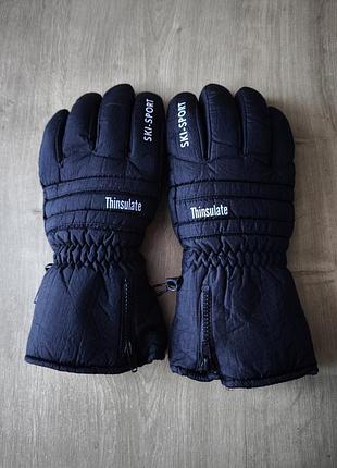 Фирменные мужские лыжные спортивные перчатки  thinsulate  , германия.  размер 12( xxl).