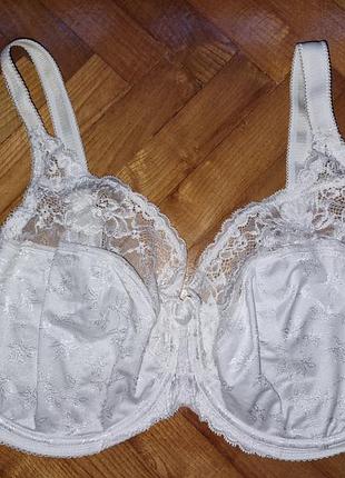 90h-marks&spencer-білий бюстгальтер з мереживом, батал