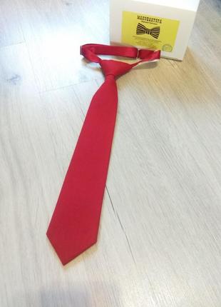 Галстук детский. красный галстук .