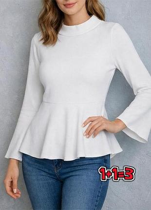 🎁1+1=3 брендовий білий жіночий светр mint velvet, розмір 44 - 46