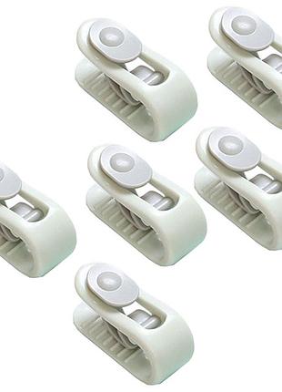 Зажимы для одеяла без игл для фиксации одеяла в пододеяльнике, ровная постель набор 6 шт 29615
