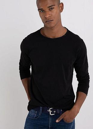 Мужской хлопковый лонгслив replay,