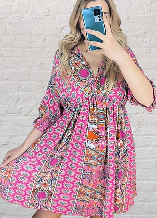 Сарафан сарафанчик принтований сарафан платье