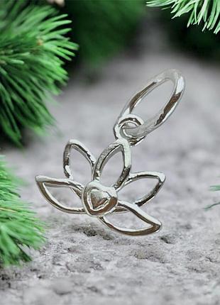 Підвіска срібло 925 кулон срібний лотос