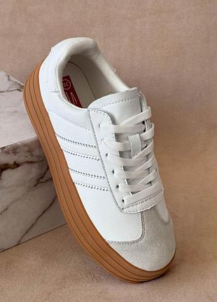 Кроссовки женские демисезонные, цвет белый