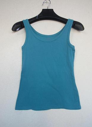 Женская базовая бирюзовая майка от nutmeg