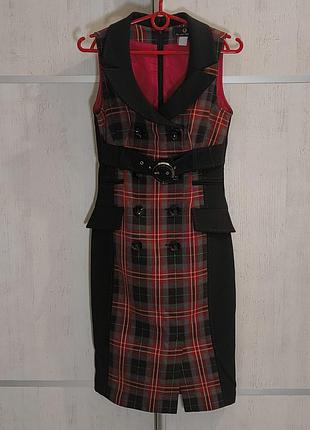 Плаття футляр з поясом