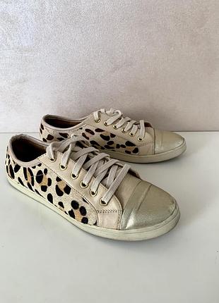 Брендові кеди з натуральної шкіри
