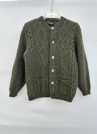 Кардиган,светр вʼязаний в коси австрія вінтаж