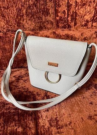 Сумка серая эко кожа