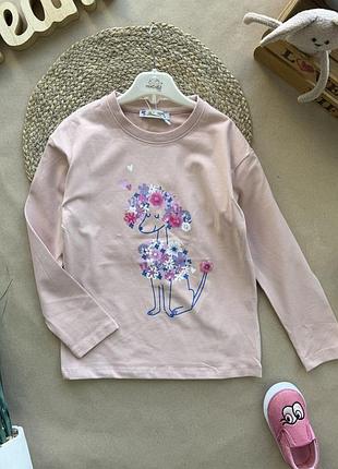 Реглан песик с цветами