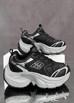 Кроссовки женские демисезонные, цвет черный