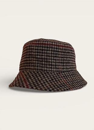 Стильний капелюх панама у клітинку на весну/осінь капелюх 🇺🇦