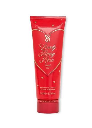 Парфумований зволожуючий лосьон для тіла від victoria’s secret lovely berry rose fragrance lotion.