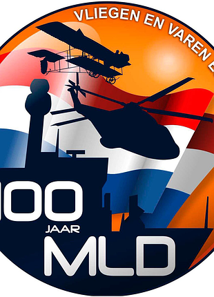 Наклейки 100 лет mld ввс вмс нидерландов, 2017