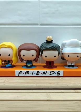 Підставка для фігурок mcdonald’s friends | стенд для колекції friends central perk | поличка для фігурок макдональдс