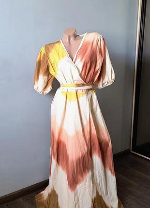 Шифоневое платье длинное красивое