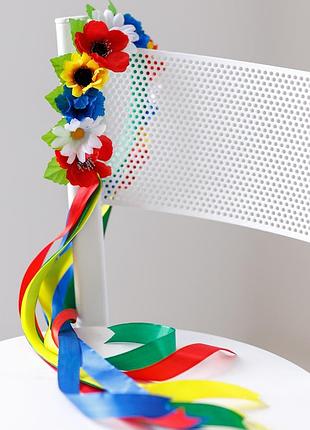 Віночок для волосся український польові квіти