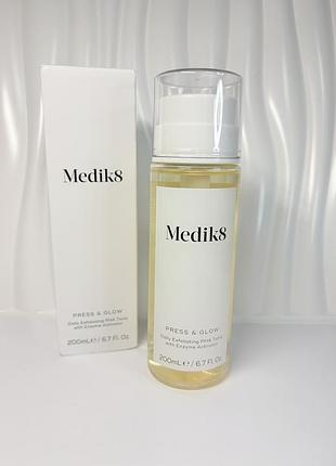 Щоденний відлущувальний тонік із рна й активатором ферментів medik8 press & glow