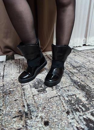 Сапоги на липучке