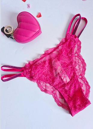 Трусики victoria's secret ажурні трусики victoria's secret з камінцями