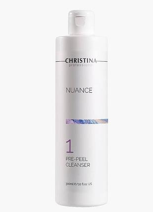 Christina nuance step 1 pre-peel cleanser очищувальний гель 300мл