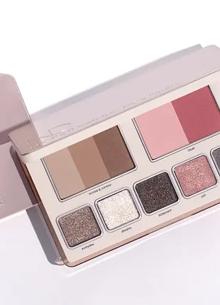 Палетка теней + румяна + хайлайтер natasha denona hy-per natural face palette 12.8 г