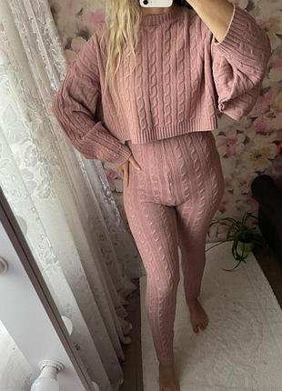 Пижама женская вязаная