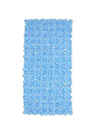 Коврик для ванной 68*34см синий галька арт.6834-002 тм eco fabric